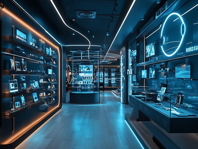 electronics store